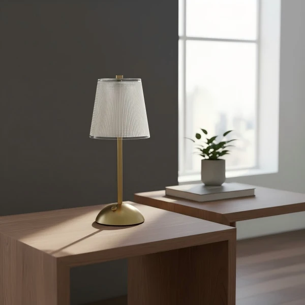 Nordic Modern LED Night Light Portable Touch Dimmable Table Lamp Flexible Iron Body Oval Fabric For Bedroom Living Room Outdoor best