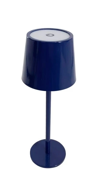 Table Lamps 1200mAh Rechargeable Battery 3CCT Touch Control PVC+Iron Shade Black Desk Lamps factory