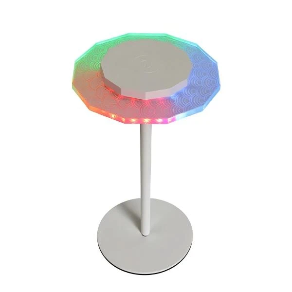 RGBIC Modern Design LED Desk Lamp With Touch Dimmer Contemporary Indoor Lantern Table Light Battery Charge Power Supply