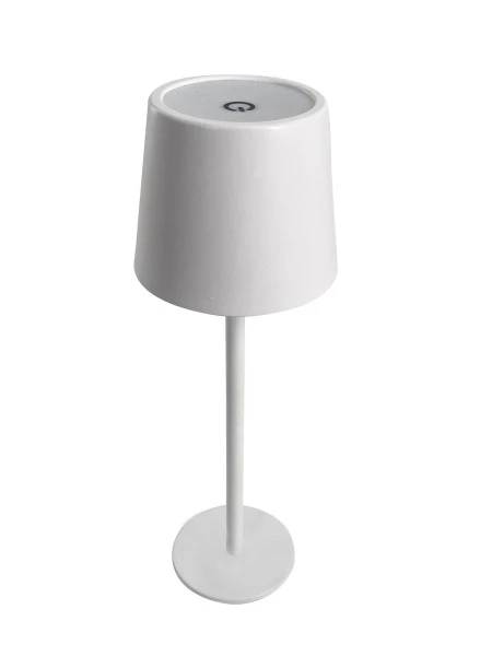 Table Lamps 1200mAh Rechargeable Battery 3CCT Touch Control PVC+Iron Shade Black Desk Lamps